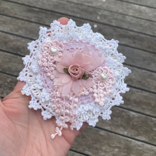 Vintage Fabric Flower (Large)