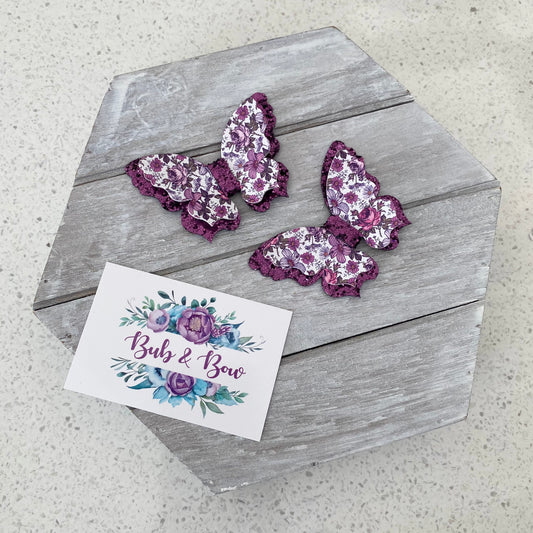 Butterfly Piggy Clips