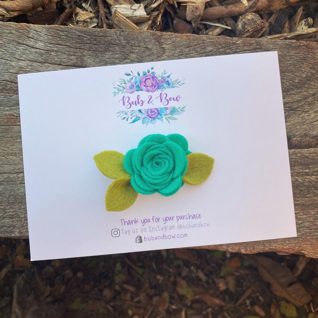 Mini Felt Bloom (Caribbean)