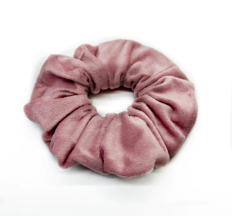 Dusky Pink Velvet Scrunchie