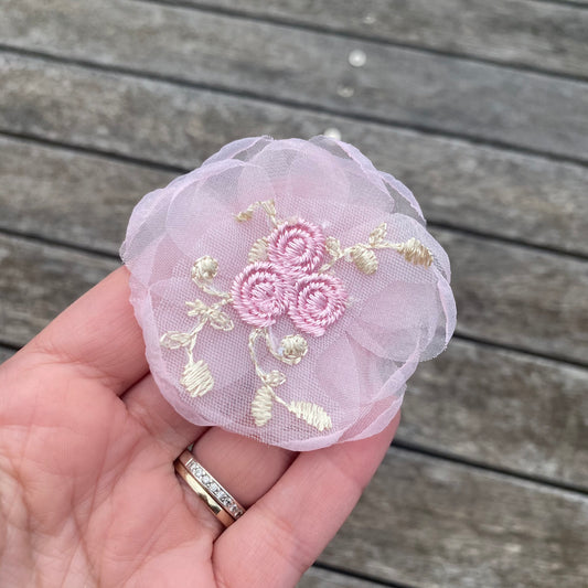 Chiffon Flower Clip