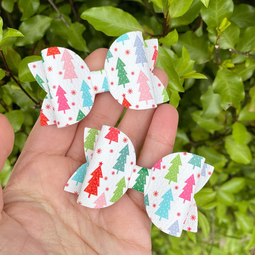 Christmas Trees Mini Beauty Bows