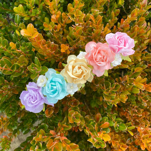 Pastel Rainbow Flower Crown