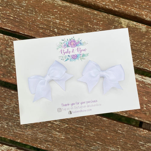 Ribbon Piggy Bows with Alligator Clips