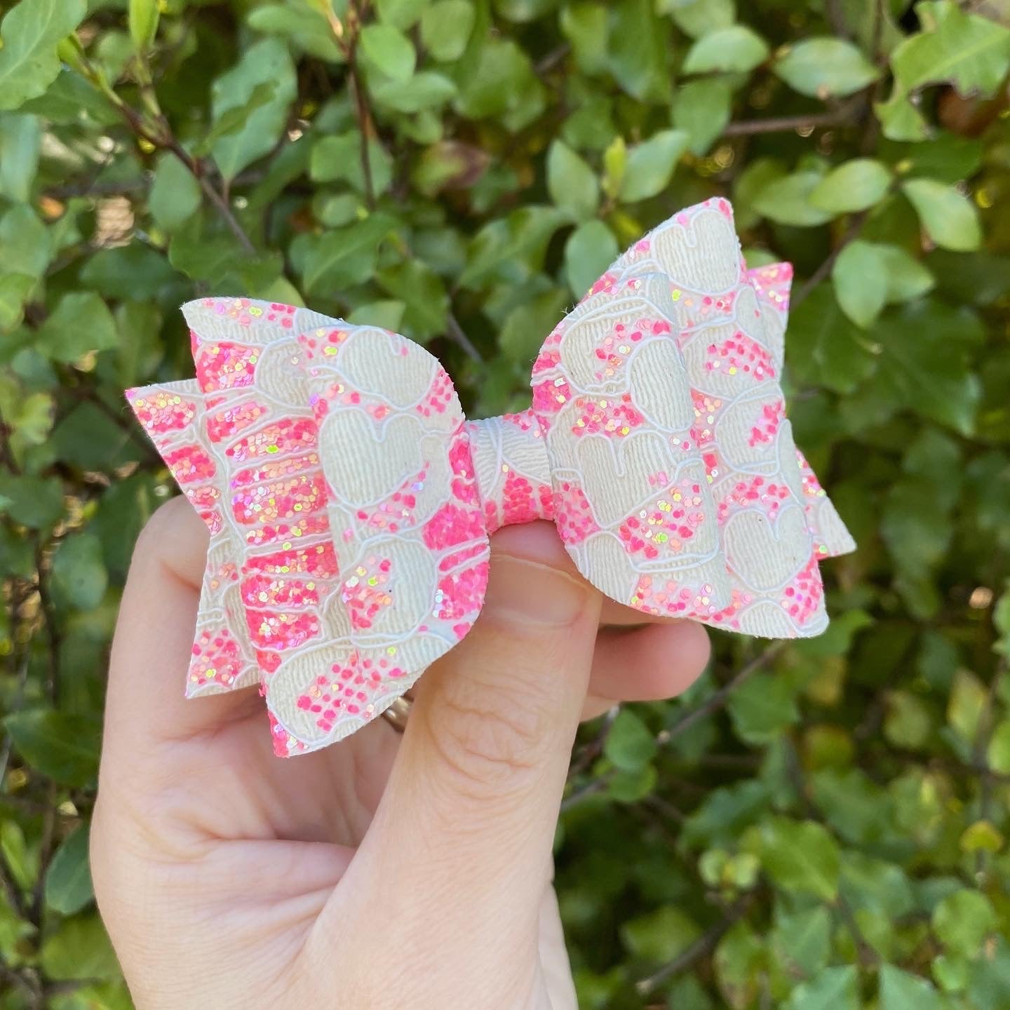 Strawberries & Cream Lace Dolly