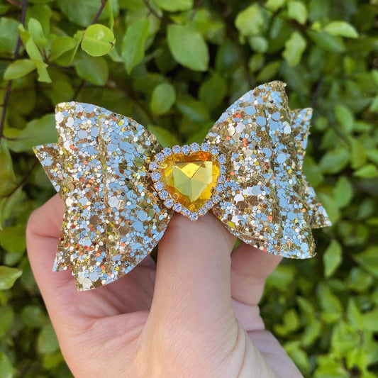 Classic Gold Embellished Dolly Bow