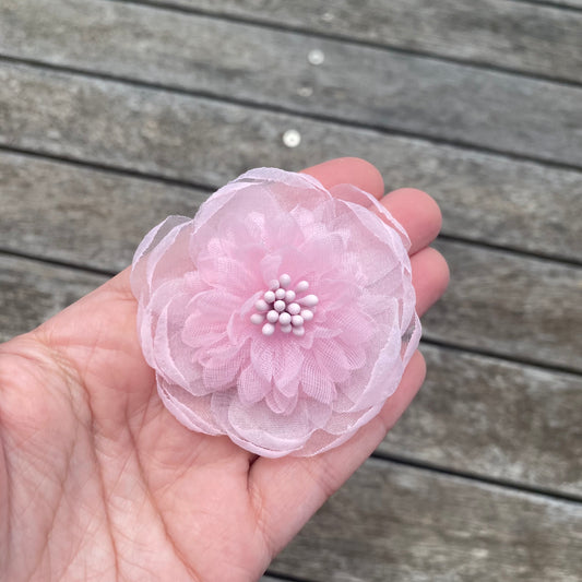 Chiffon Flower Clip