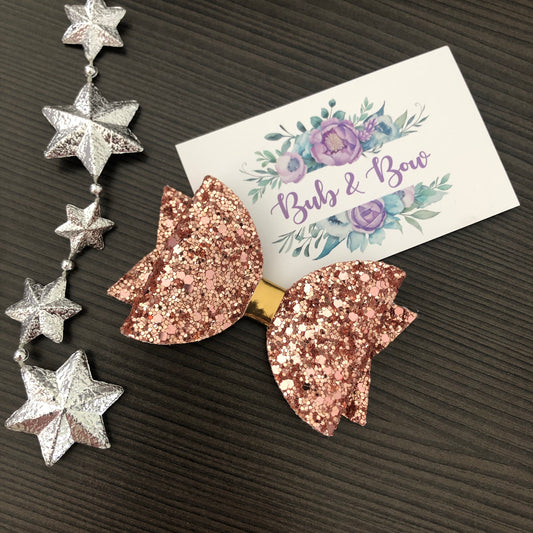 Classic 'Dolly' Glitter bow (single)