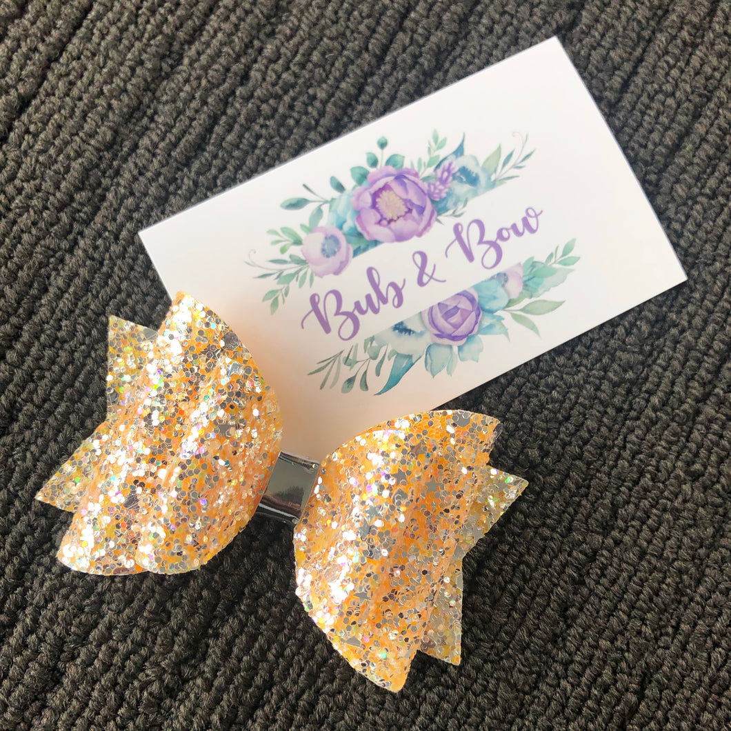 Diamond Dazzle ‘Dolly’ Bow (Yellow)