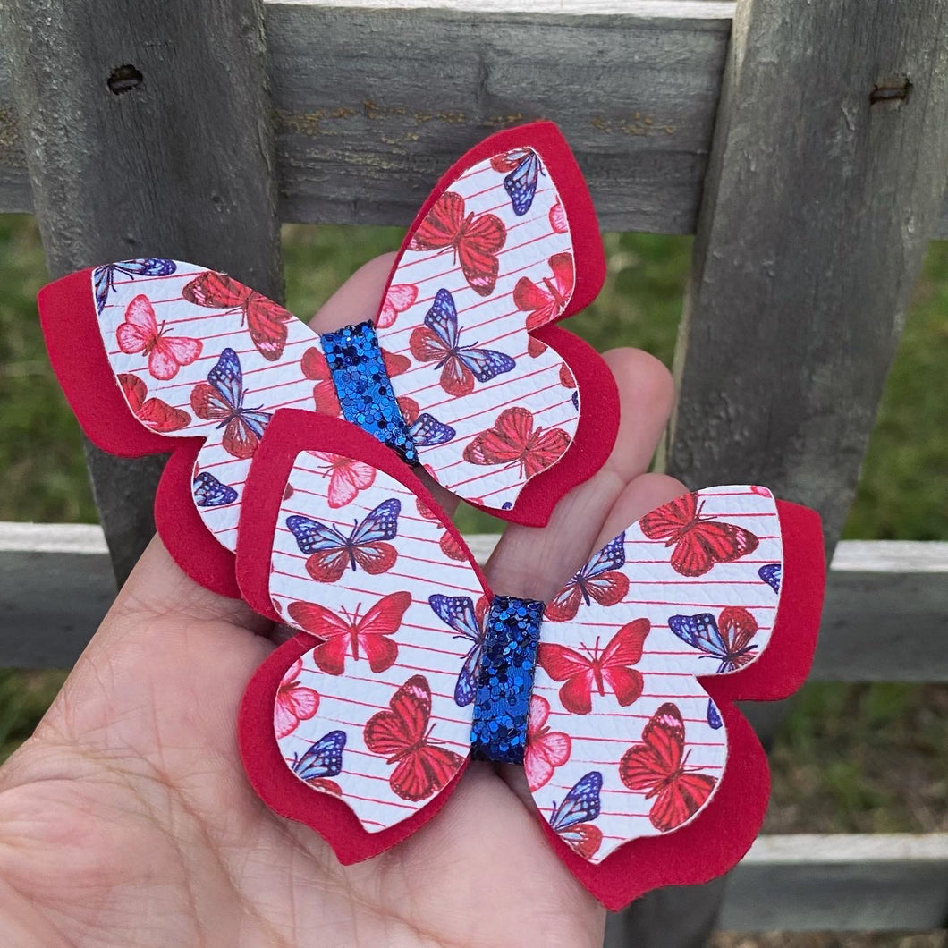 Fair Dinkum Butterfly Piggy Clips