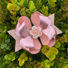 Load image into Gallery viewer, Rose Gold Deluxe Posey Bow