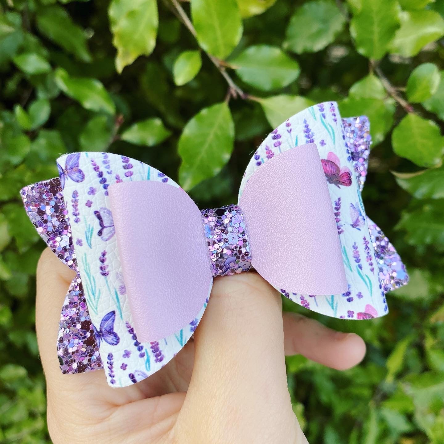 Lavender Butterflies Imogen Bow