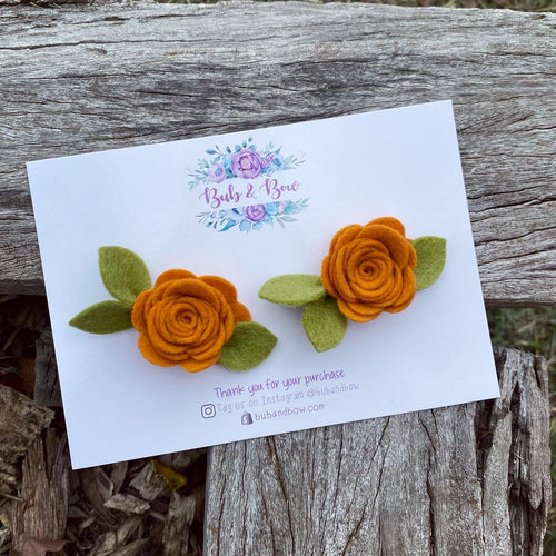 Mini Felt Bloom Piggys (Squash)