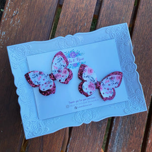 Rosalie Butterfly Piggy Clips