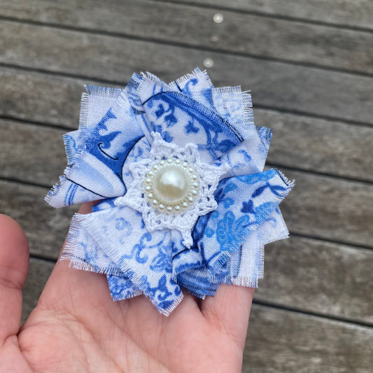 Vintage Fabric Flower