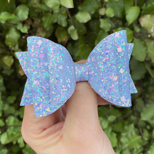 Periwinkle Dazzle Dolly Bow