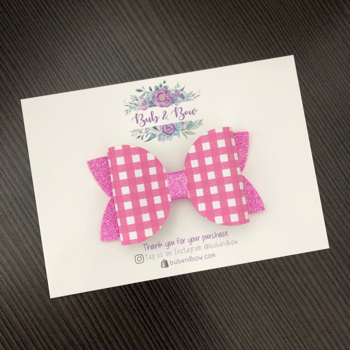 Gingham Beauty bow