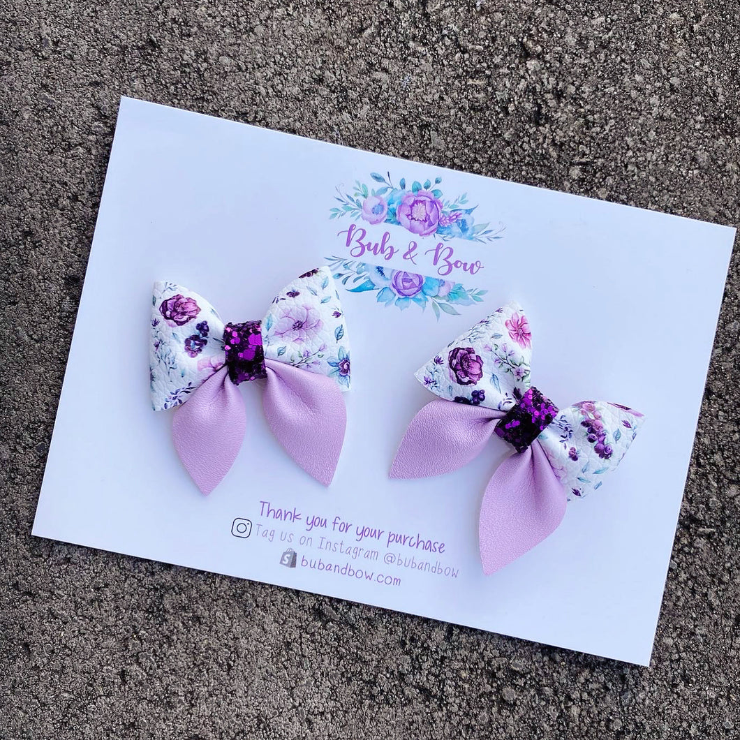 Ariana Floral Mini Sailor Bow