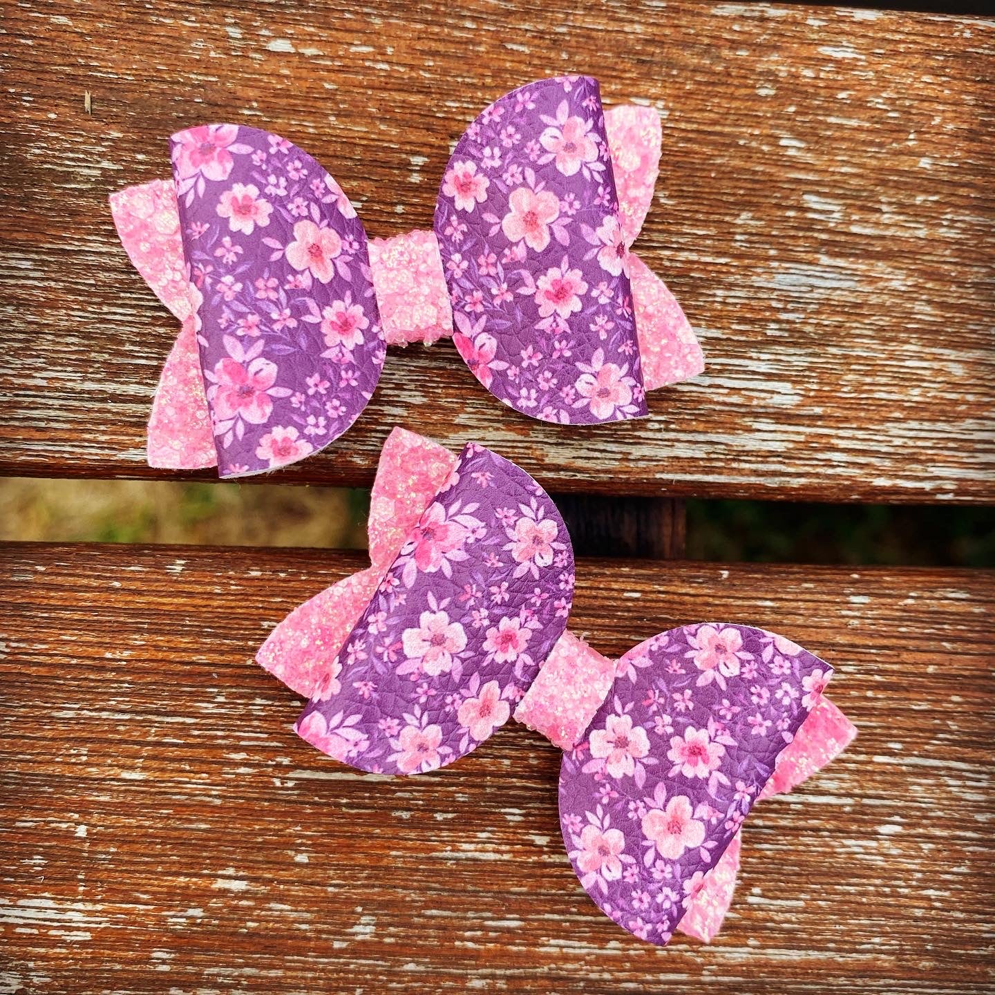 Jemima Floral Mini Beauty Bow (ONE single bow)