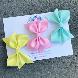 New Bow Tulle Bow Trio