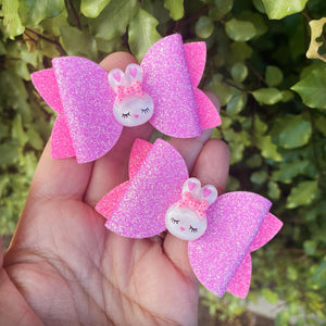 Sweet Bunny Mini Beauty bows (each)