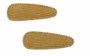 Corduroy Snap Clip Pair (6 colours)