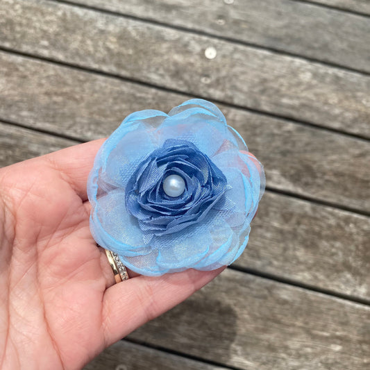 Chiffon Flower Clip