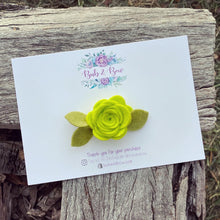 Load image into Gallery viewer, Mini Felt Bloom (Lime)