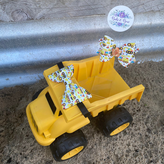 Yellow Trucks Bow Tie