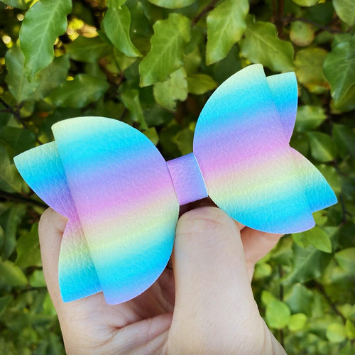 Pastel Rainbow Ombre Imogen bow